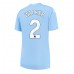 Manchester City Kyle Walker #2 Voetbalkleding Thuisshirt Dames 2023-24 Korte Mouwen